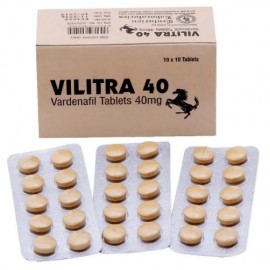 樂威壯 10顆裝 VILITRA 40 (Vardenafil 40mg) 劑量是藥房的兩倍